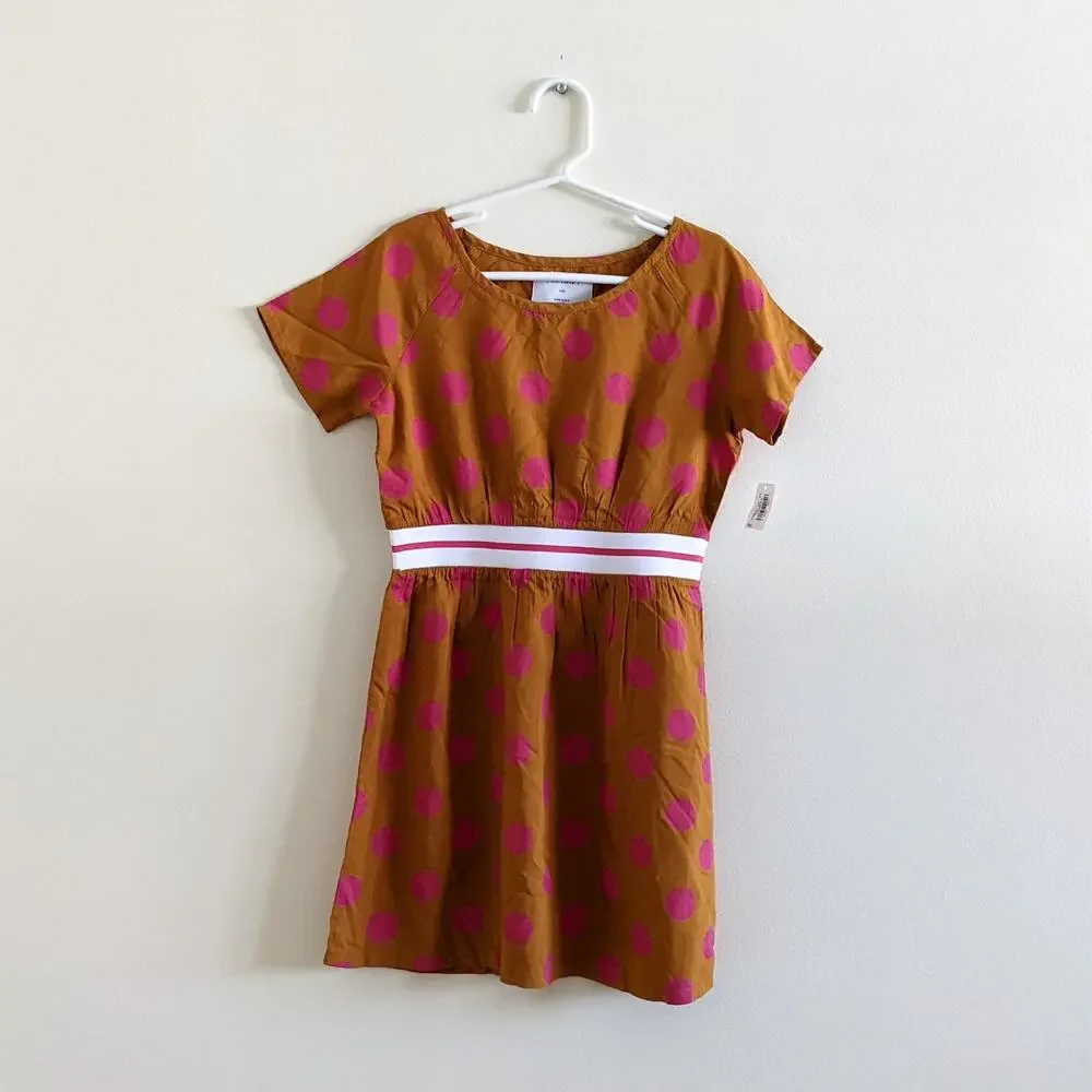 ON Mustard & Pink Dot Dress Sz6